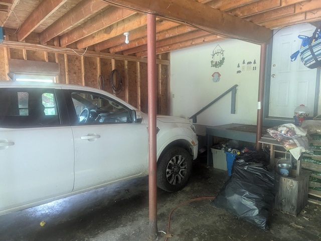 9 Deer Hill Ln, Hampden, ME 04444 - view of garage