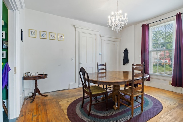 20 Winter St, Augusta, ME 04330 - dining room with a chandelier and wood-type flooring