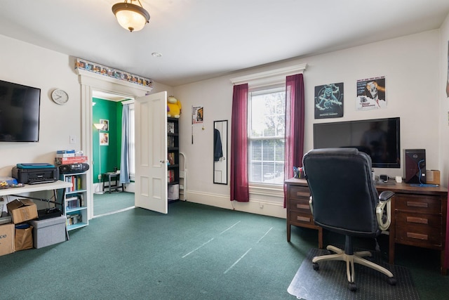 20 Winter St, Augusta, ME 04330 - office featuring dark colored carpet and baseboards