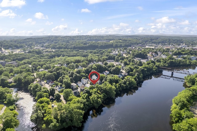68 Newbury St, Auburn, ME 04210 - aerial view of a nearby body of water