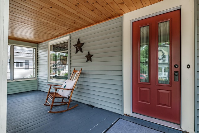42 Sargent St, Westbrook, ME 04092 - entrance to property featuring covered porch