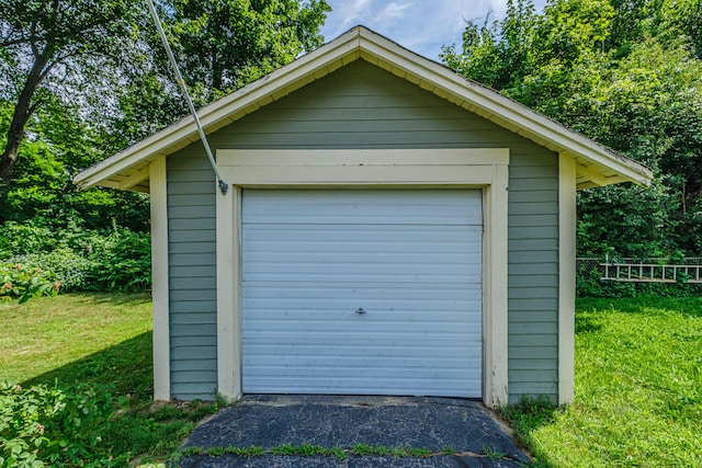 42 Sargent St, Westbrook, ME 04092 - detached garage featuring driveway