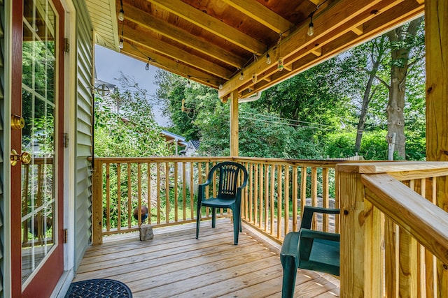 42 Sargent St, Westbrook, ME 04092 - view of wooden terrace