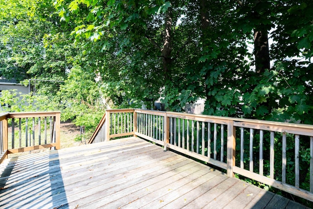 19 Fall St, Biddeford, ME 04005 - view of wooden deck
