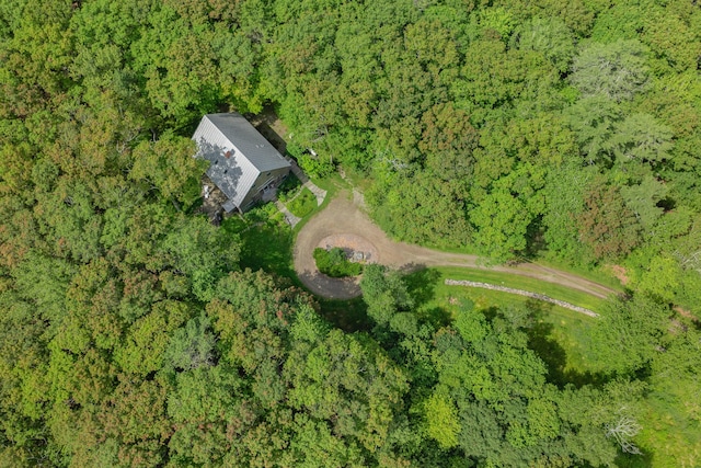 372 Bald Head Rd, Arrowsic, ME 04530 - view of property location featuring a heavily wooded area