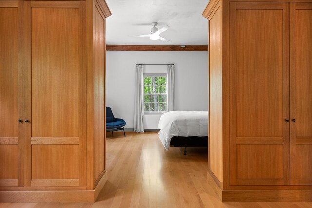 372 Bald Head Rd, Arrowsic, ME 04530 - bedroom featuring light wood-type flooring