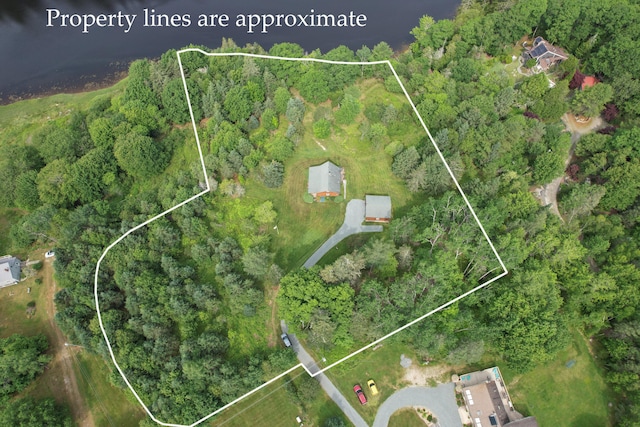 15 Tranquility Way, Ellsworth, ME 04605 - aerial view of property's location with property parcel outlined