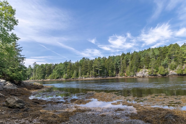 15 Tranquility Way, Ellsworth, ME 04605 - water view featuring a forest