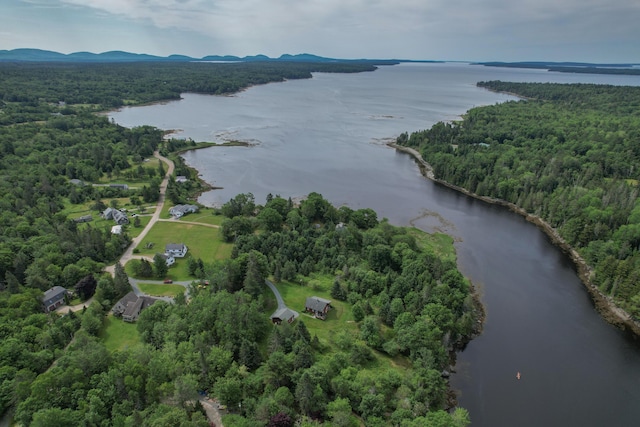 15 Tranquility Way, Ellsworth, ME 04605 - aerial overview of property's location featuring a large body of water