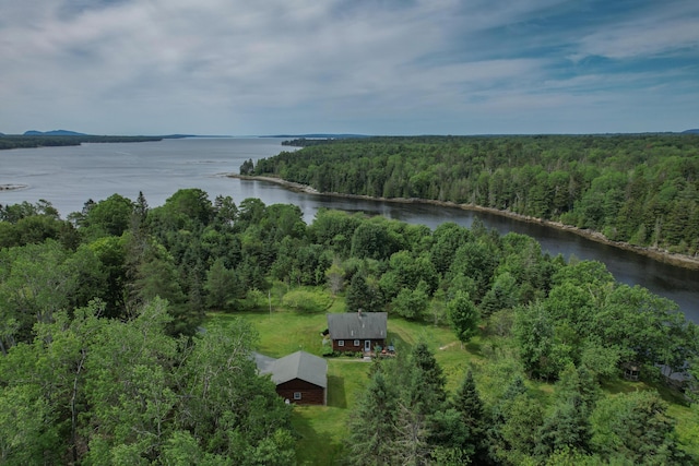 15 Tranquility Way, Ellsworth, ME 04605 - bird's eye view of a forest and a large body of water