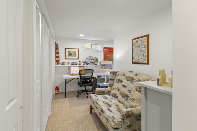 15 Tranquility Way, Ellsworth, ME 04605 - office area with carpet and recessed lighting