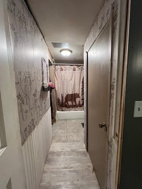 20 Coles Corner Rd, Winterport, ME 04496 - corridor featuring light wood finished floors
