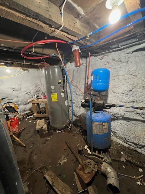 20 Coles Corner Rd, Winterport, ME 04496 - utility room with electric water heater