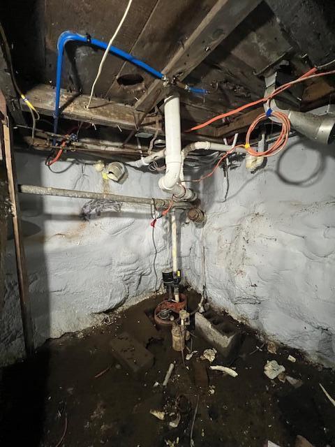 20 Coles Corner Rd, Winterport, ME 04496 - view of unfinished basement