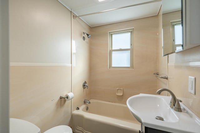 2 Tucker St, Lewiston, ME 04240 - full bathroom featuring shower / tub combination, plenty of natural light, and vanity