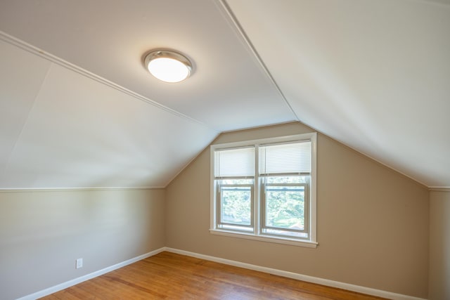 2 Tucker St, Lewiston, ME 04240 - additional living space featuring wood finished floors and lofted ceiling
