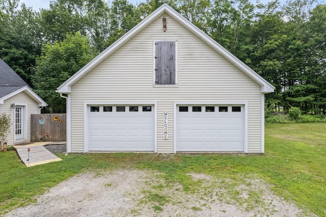23 Cottage Dr, Friendship, ME 04547 - view of detached garage