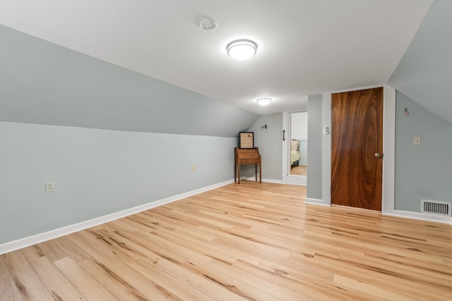 23 Cottage Dr, Friendship, ME 04547 - additional living space featuring light wood-style floors and lofted ceiling