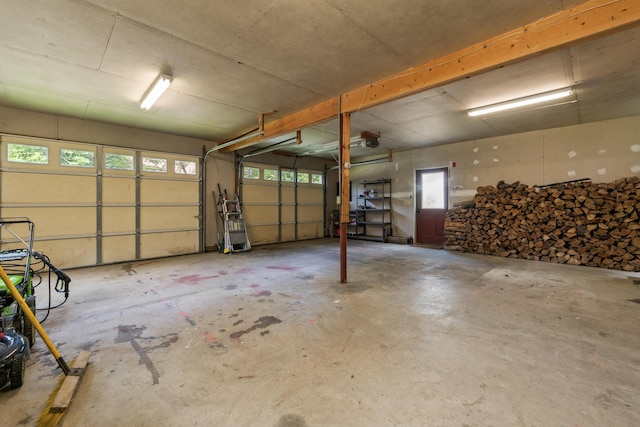 23 Cottage Dr, Friendship, ME 04547 - garage featuring a garage door opener