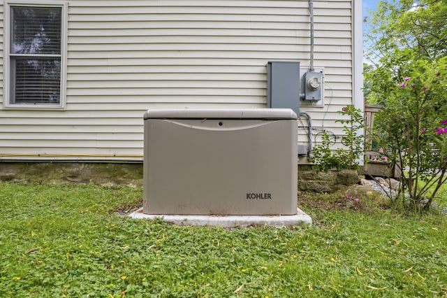 23 Cottage Dr, Friendship, ME 04547 - exterior view of a power unit and electric meter