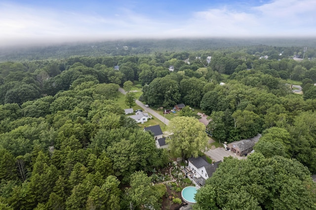 23 Cottage Dr, Friendship, ME 04547 - aerial overview of property's location with a forest