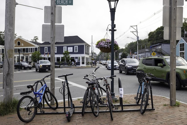 17 Summit St, Ogunquit, ME 03907 - view of asphalt road with sidewalks and street lighting