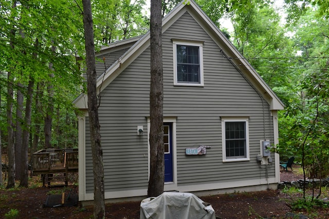 17 Summit St, Ogunquit, ME 03907 - rear view of property featuring a deck
