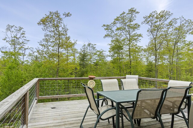 85 Lions Ridge Rd, Alna, ME 04535 - view of deck