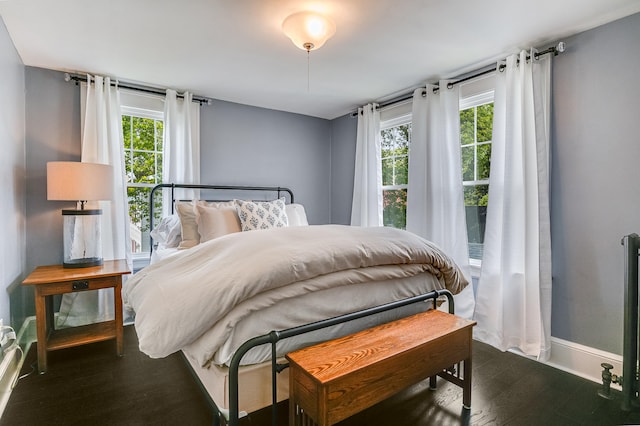 46 Haven Rd, South Portland, ME 04106 - bedroom with baseboards and dark wood-type flooring