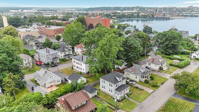 46 Haven Rd, South Portland, ME 04106 - aerial view of residential area featuring a nearby body of water