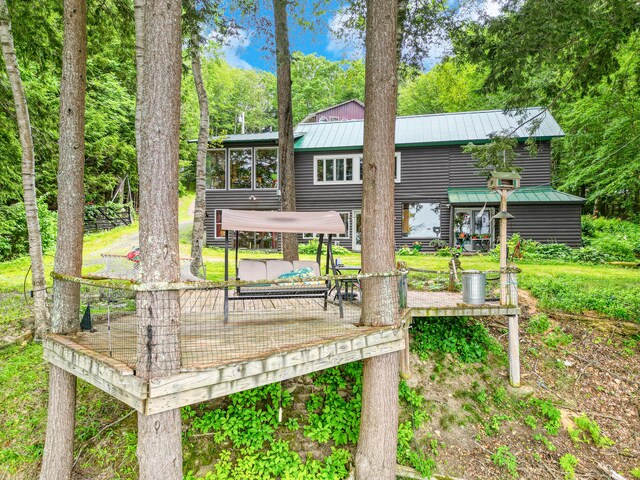 16 Brackett Rd, Dresden, ME 04342 - view of wooden terrace