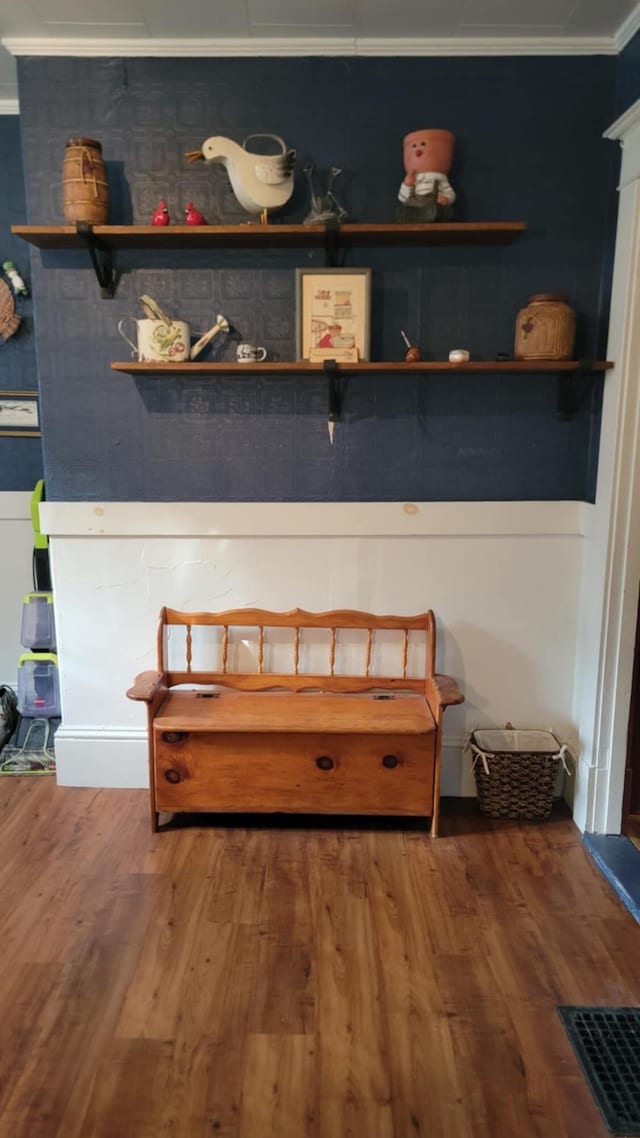 12 High St, Calais, ME 04619 - detailed view of wood finished floors and ornamental molding