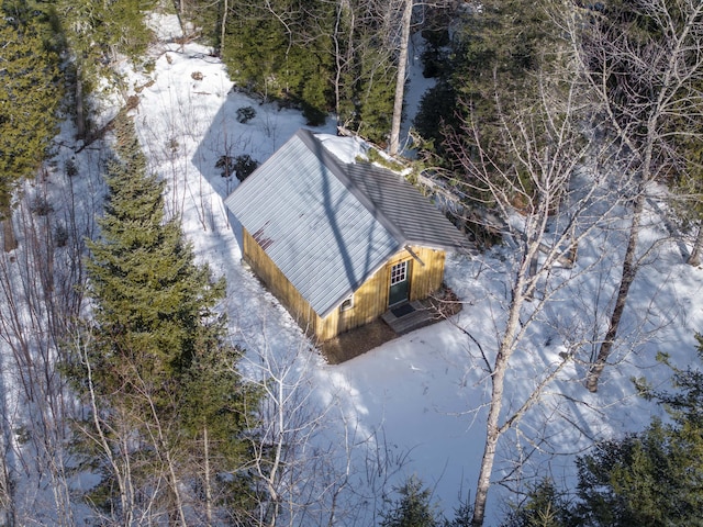 MAP7LOT54 Paine Rd, Dover-Foxcroft, ME 04426 - view of snowy aerial view