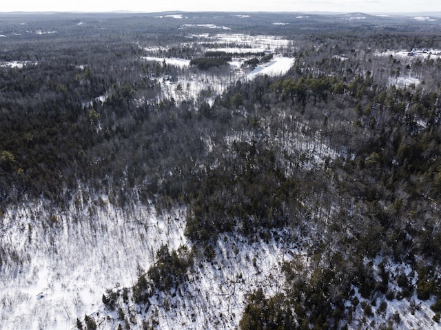MAP7LOT54 Paine Rd, Dover-Foxcroft, ME 04426 - aerial view of property and surrounding area featuring a heavily wooded area