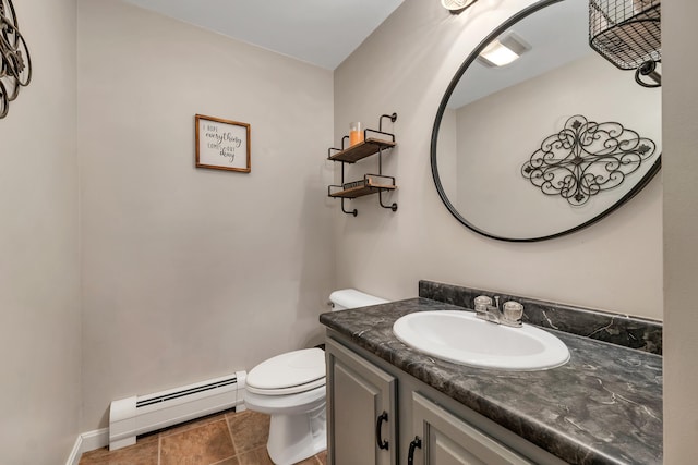 125 Deer Ridge Dr, Barrington, NH 03825 - bathroom with a baseboard heating unit and vanity