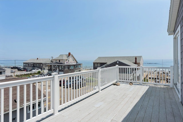 42 Rachel Carson Ln, Wells, ME 04090 - wooden deck with a water view