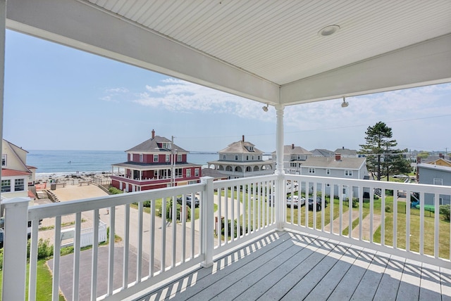 42 Rachel Carson Ln, Wells, ME 04090 - deck featuring a water view