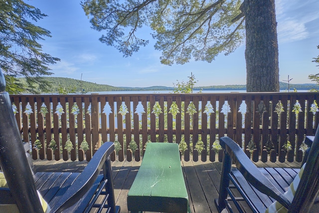 1 Zella Is Unit T14 R8, Wels, ME 04768 - deck featuring a water view
