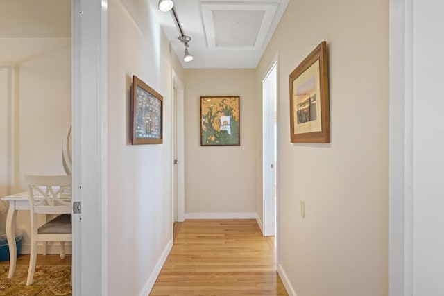 74 Spindle Rd, Ellsworth, ME 04605 - hall with light wood-style flooring and baseboards