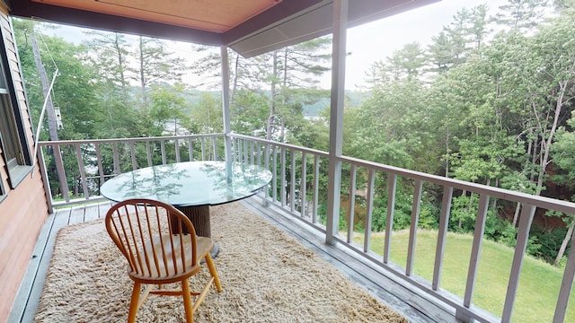 93 Hopkins Rd, Hampden, ME 04444 - view of balcony