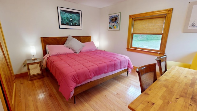 93 Hopkins Rd, Hampden, ME 04444 - bedroom with wood-type flooring