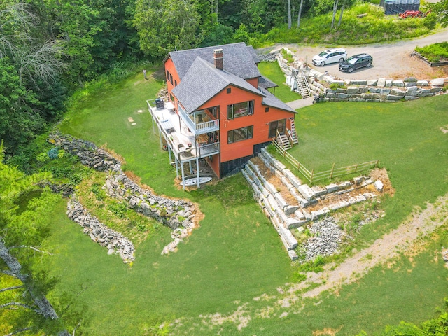 93 Hopkins Rd, Hampden, ME 04444 - view from above of property