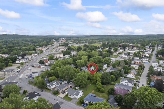13 Newman St, Lewiston, ME 04240 - aerial overview of property's location featuring nearby suburban area