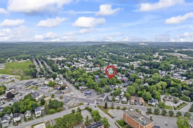 13 Newman St, Lewiston, ME 04240 - bird's eye view of a heavily wooded area