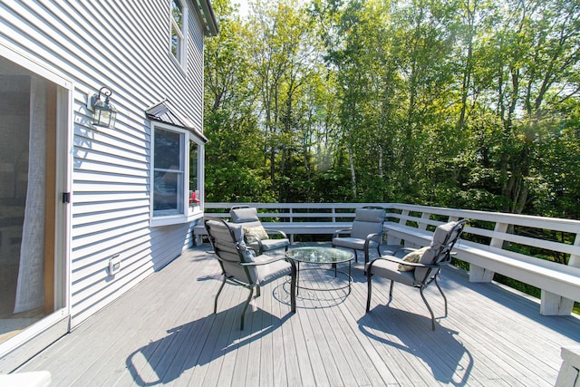 119 Merritt Rd, Steuben, ME 04680 - view of wooden deck