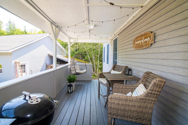 119 Merritt Rd, Steuben, ME 04680 - view of wooden terrace