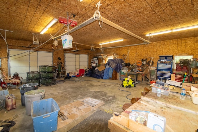 119 Merritt Rd, Steuben, ME 04680 - garage with a garage door opener