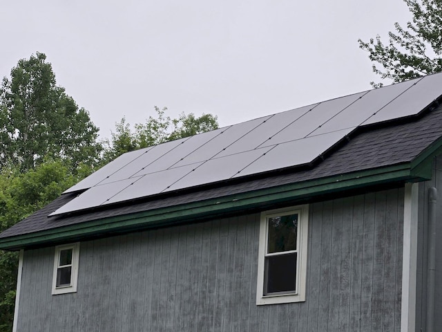 340 Campground Rd, Anson, ME 04958 - view of property exterior with solar panels