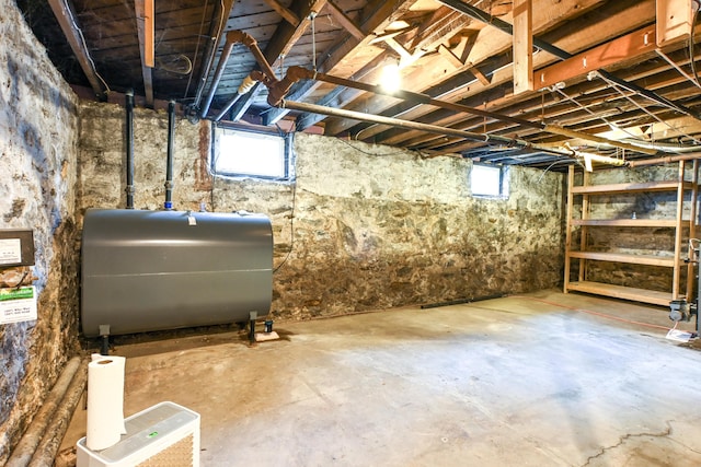 18 Colonial Rd Unit 18, Portland, ME 04102 - basement with oil tank