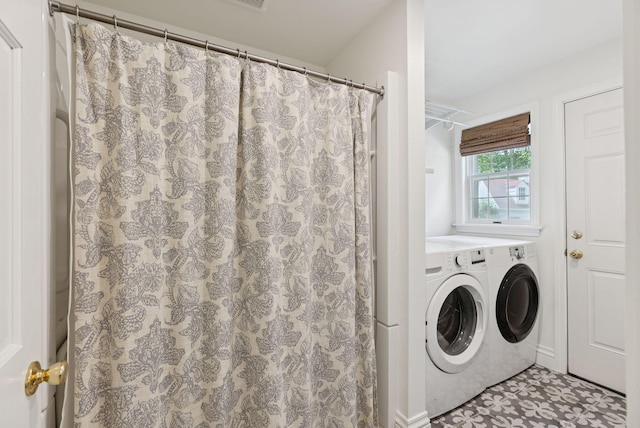 6 Beechwood Ln, Falmouth, ME 04105 - washroom with washing machine and dryer